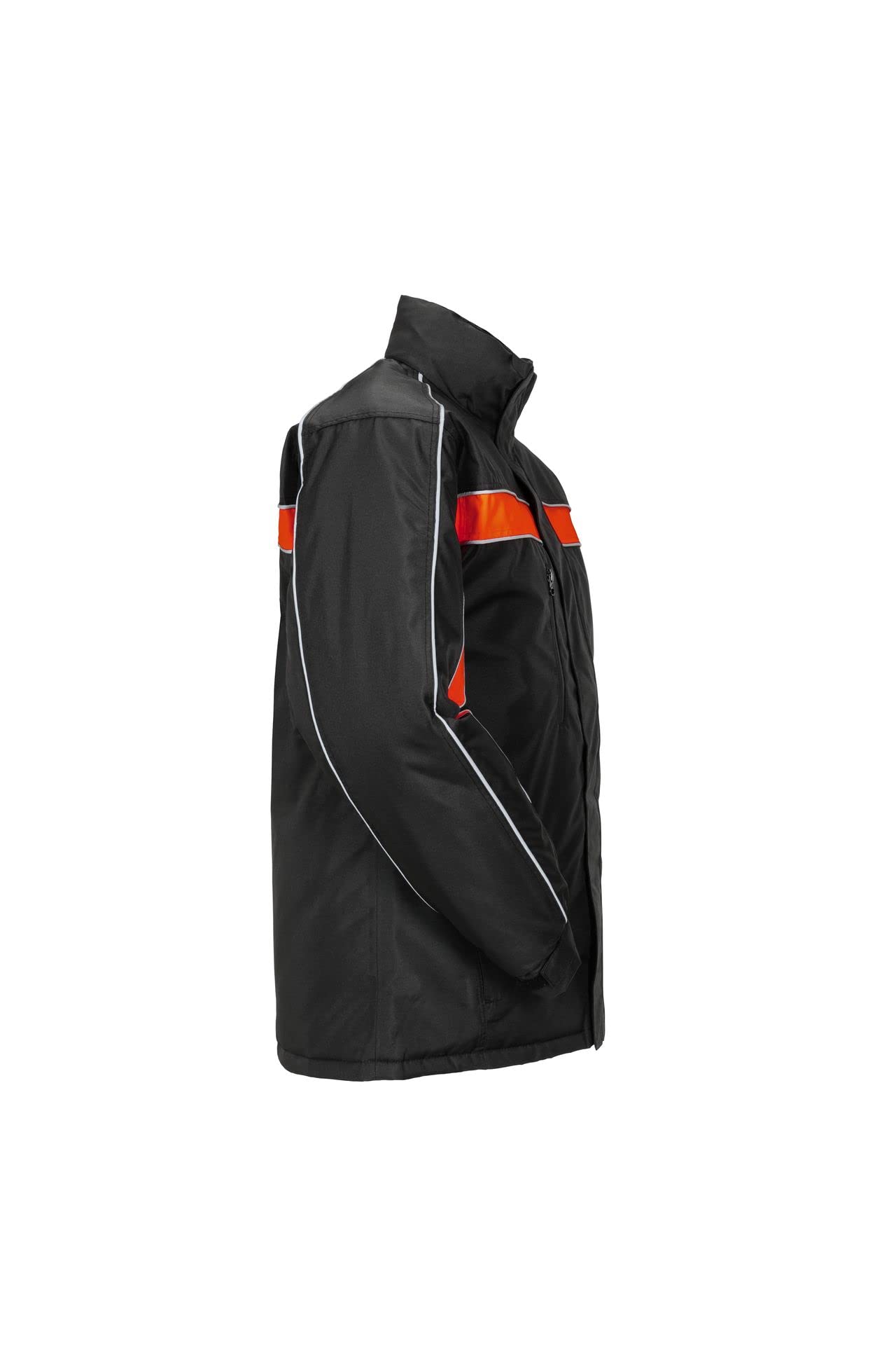 Planam 3601060 Outdoor Cosmic Jacke, Schwarz/Orange, Größe XXL