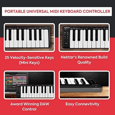 Nektar SE25 | USB MIDI Controller Keyboard with Nektar DAW Integration Black