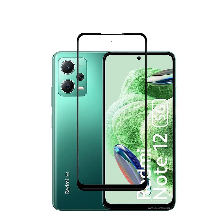 Image of DD SON Premium HD+ Tempered Glass Screen Protector Guard Compatible For Redmi Note 12 5G, Redmi Note 12 4G, Redmi Note 12R Pro, XM Poco X5 (2023) Edge to Edge Coverage With Easy installation kit for Smartphone