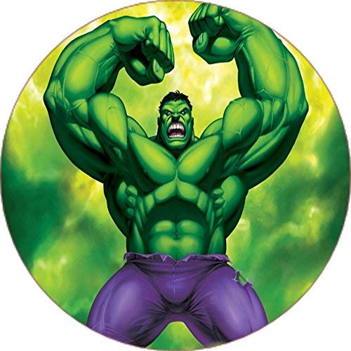 Cialda per torta HULK decorazione alimentare senza...