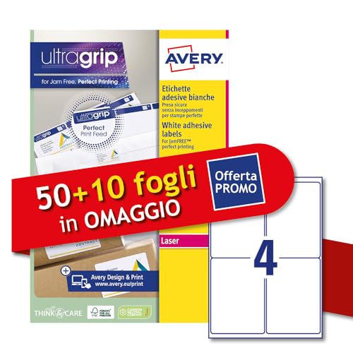 Étiquettes de classement L7169-60P pour organiser les cartons d'archives