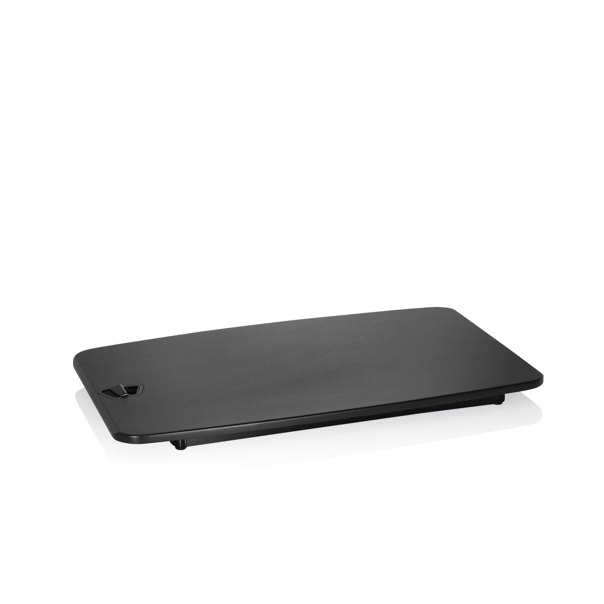 hjh OFFICE 802100 Sitz-Steh Schreibtischaufsatz VM-SA Alu 79,5 x 50 cm Aufsatz für Schreibtische, höhenverstellbar mit Gasfeder