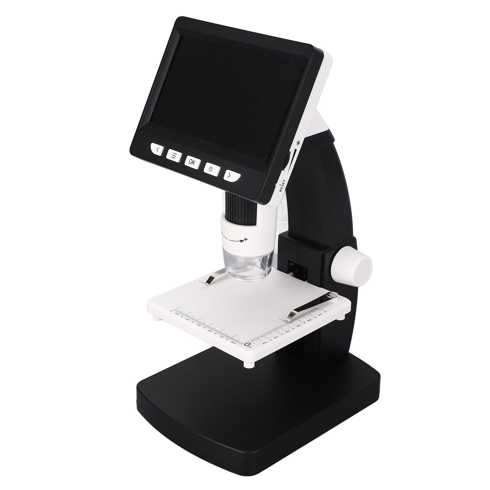 Denash Cámara Electrónica de Longitud con 8 Luces LED de 50x a 1000x, Ideal para la Industria Textil