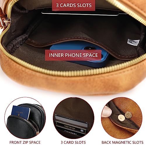 FAIME Small Crossbody Bags for Women,Trendy Vegan Phone Wallet Purses with Guitar Shoulder Strap,Shoulder Handbags for Travel4