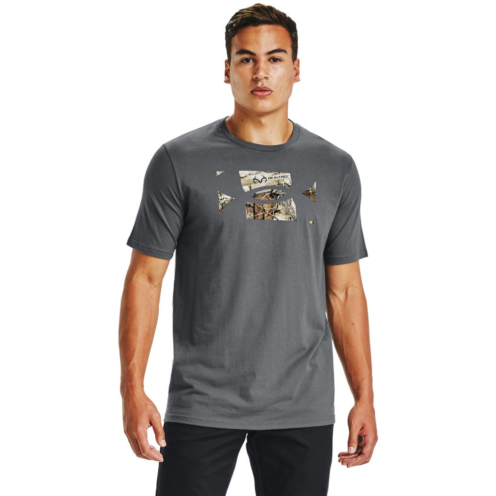 Under Armour Camiseta con Relleno de Camuflaje Manga Corta Hombre