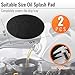Saillong 2 Pcs 18'' Round Oil Drain Splash Pad, No Splatter Pad Fit 1.5-20 Gal Drip Collector Pan, Anti Splash Oil Change Mat for Car Transmission Changing Drain Pan