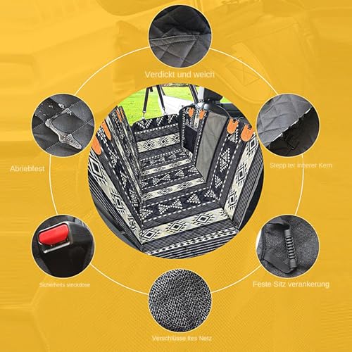 Protection de siège auto pour chien imperméable bâche voiture chat tapis camping