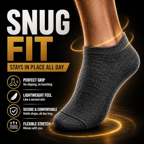 Image of MCAVOY ROME Ankle Length Cotton Socks Men & Women for Sports Unisex Multicolor Socks Ideal for Gym, Casual Wear & Running Odor Free,