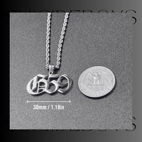 Gothic Stainless Steel Necklace, Hiphop Punk Rock Pendant Titanium Jewelry, Gift Choice2