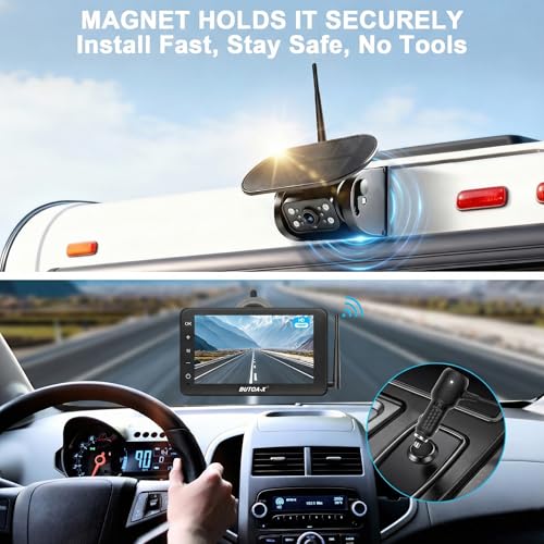 BUTOA-X X7 Wireless Solar Magnetic Camera