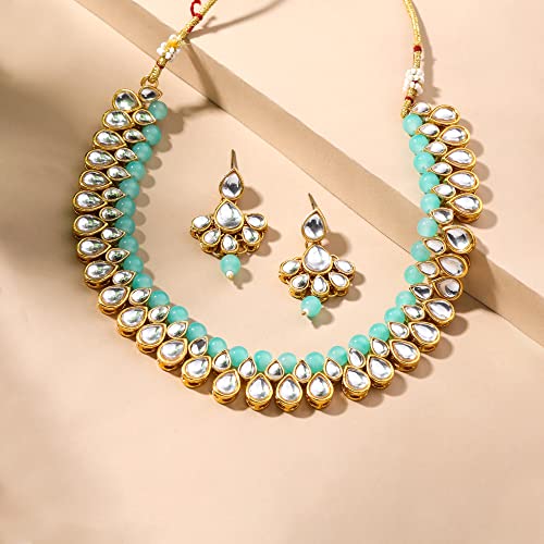 Women's Traditional Beads Choker Necklace Set, Birthday Gift