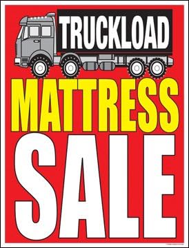 Carteles de venta de colchón de carga para muebles, camión, venta, carteles para tiendas comerciales al por menor (P70 - 38 x 50 pulgadas)