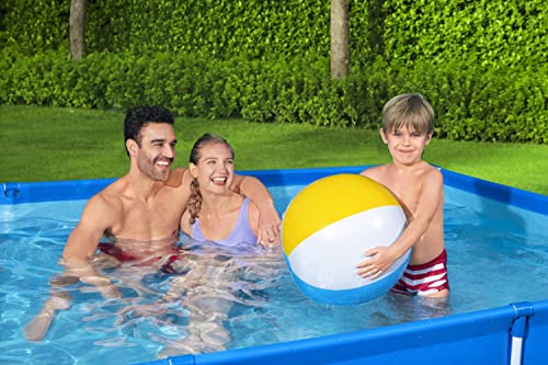 Bestway Steel Pro Framepool ohne Pumpe, eckig, 300 x 201 x 66 cm, 56404-19, Blau