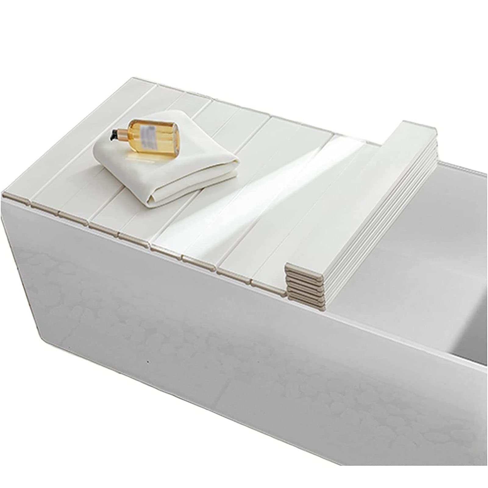 Couverture de baignoire pliante en polypropylène 1cm d'épaisseur pour isolation de bain