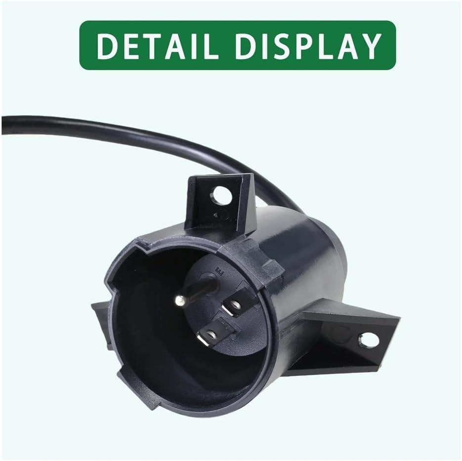 Charging Port Adapter Plug Fit for Club Car Precedent Electric Golf Cart Replacement Parts(Plug)