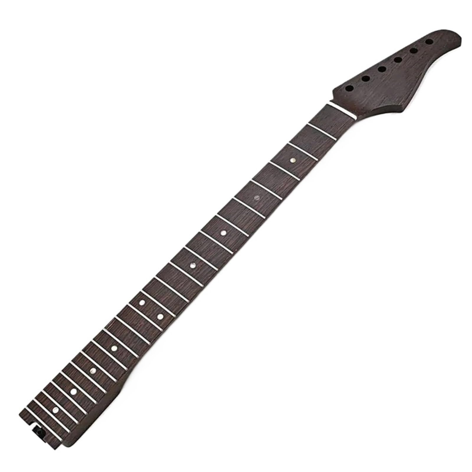 Fojill E-Gitarren-Set Unfertig – Zebraholz-Körper & -Hals, Ungeschnittener Kopf, Alle Teile Enthalten, Zum Selbstbau & Lackieren