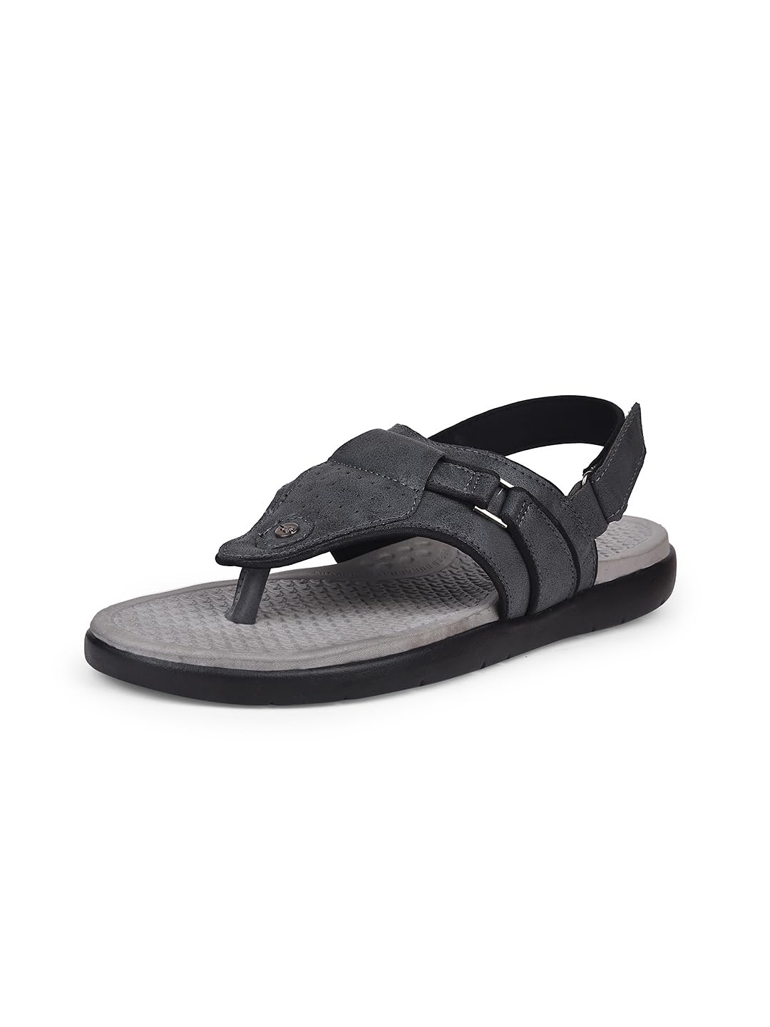 bata Men's Formal Sandal - Dark Grey-picture-56