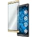 Produktbild PhoneNatic 1 x Glas-Folie klar Full-Screen Gold kompatibel mit Huawei Mate 8 - Schutzglas für Mate 8