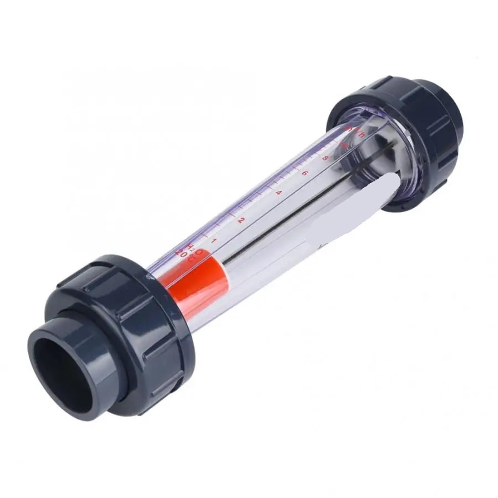 Medidor de flujo de LZS-32D, tubo de plástico de 1-10m3/H, rotámetro de agua líquida, instrumentos de medición de flujo, tubo medidor de prueba de agua(0.6-6m3H)