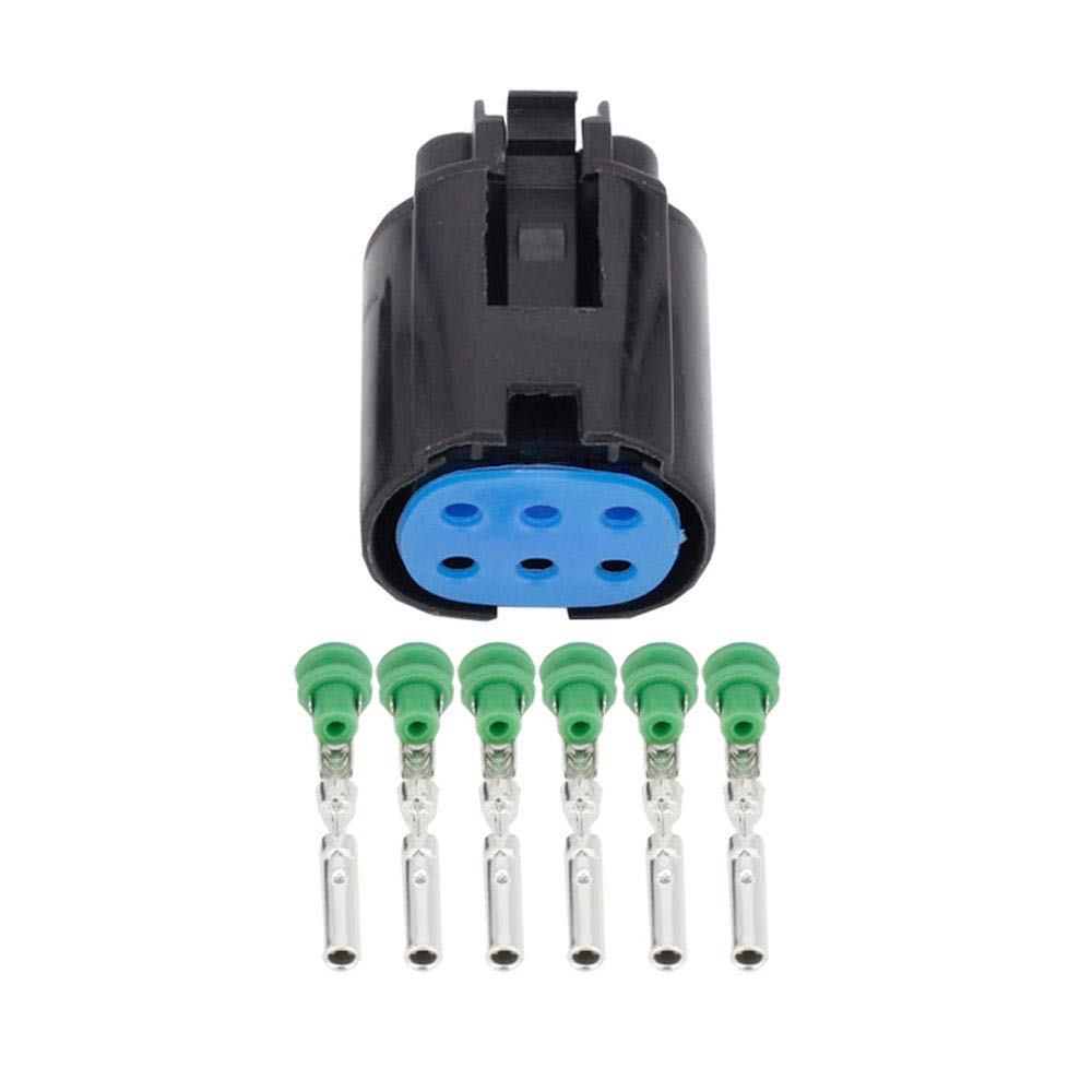 TACOON Connecteur de Connexion à 6 Broches Connecteur Automobile avec borne DJ3064Y-1.6-11/21 Connecteur de Voiture(5 Sets)