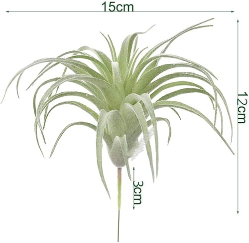 Miniatura 3 de Plantas suculentas artificiales, plantas de aire de Tillandsia, plantas de aire falsas, arreglos de ramo para decoración del jardín del hogar