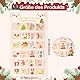 Adventskalender zum Befüllen aus Stoff 2025, 24 adventskalender kinder zum befüllen, Hängend Weihnachten Wiederverwendbar mit 24 Stoffbeutel (XXL 66 x 130 cm)