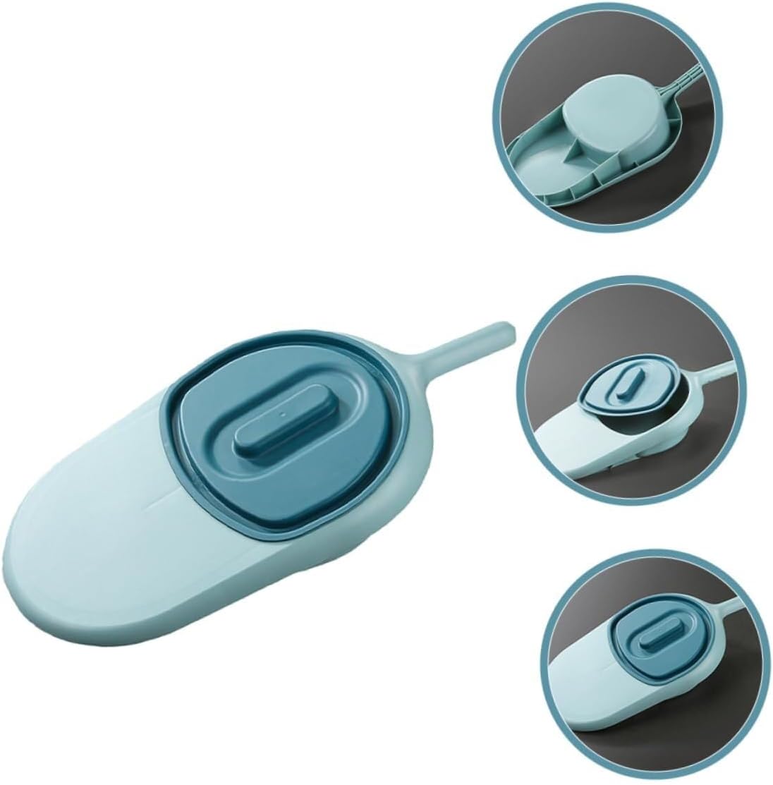 Lidded Bedpan for Bedridden Patients - Portable Plastic Urinal Pot for Men and Women - Ergonomic Hospital Quality Bedpan for Elderly Care