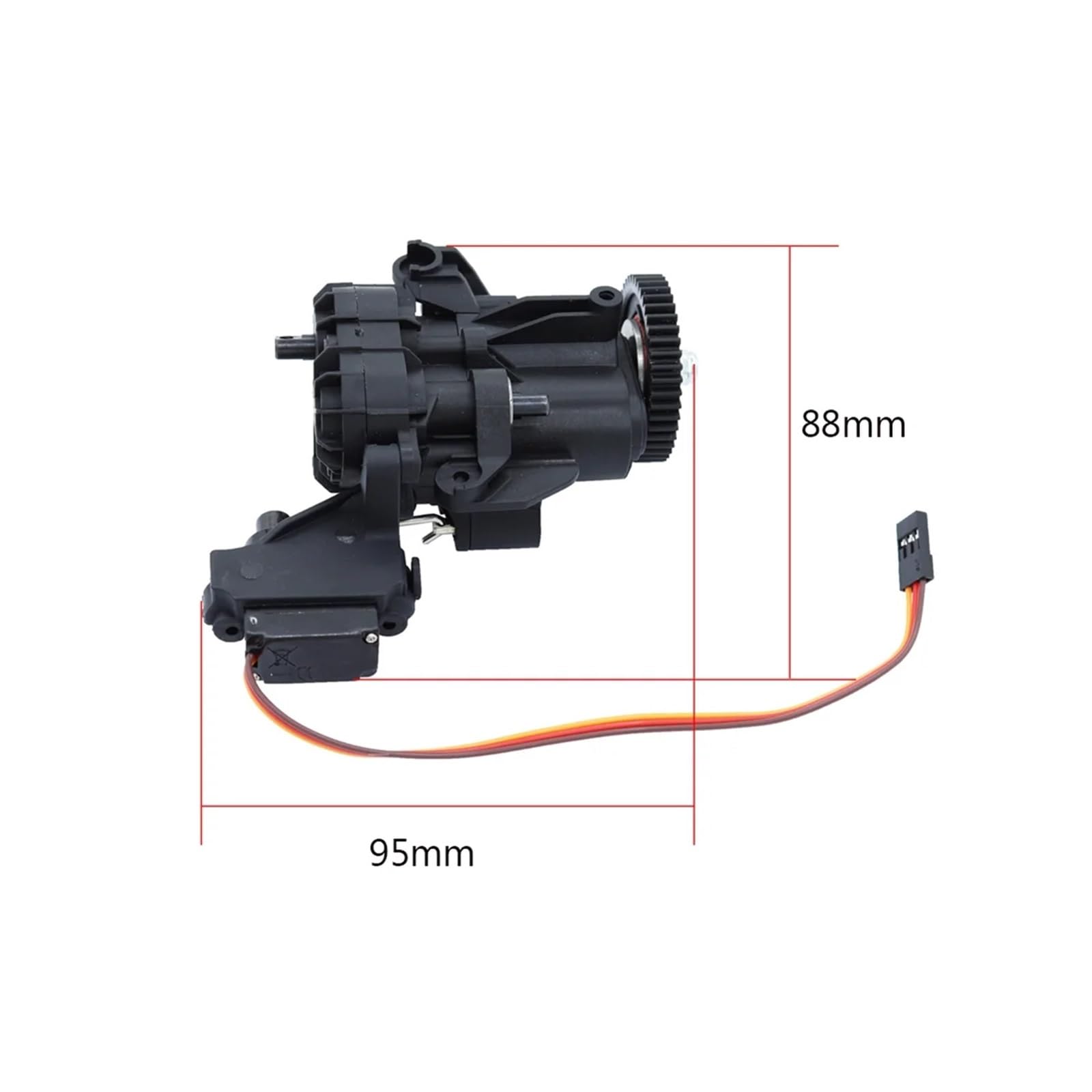 2-Gang-Getriebe mit Innenzahnrädern und Servo for 1/10 RC for CRA-wler for TRA-XXAS TRX4 TRX6 Upgrade-Teile