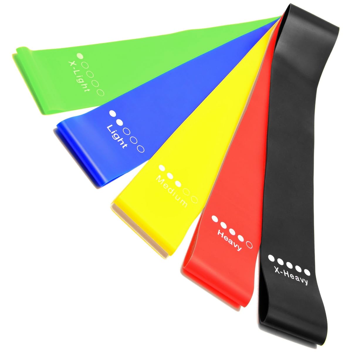 Resistance Loop Exercise Bands Exercise Bands for Home Fitness, Stretching, Strength Training, Physical Therapy,Elastic Workout Bands for Women Men Kids