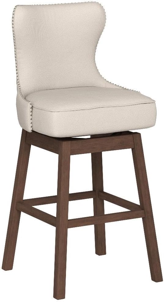 Gradisca Swivel Barstool in Light Beige (only 1 chair )