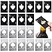 20Pcs Ace of Spades Flaschen&ouml;ffner, Edelstahl-Kreditkarte Gr&ouml;&szlig;e Bier&ouml;ffner Kappe, Casino Poker Dosen&ouml;ffner f&uuml;r Restaurant, K&uuml;che, Hochzeit, Party Favorit