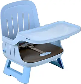 Cadeira Portátil de Alimentação Burigotto Kiwi de 6 Meses até 15 Kg Baby Blue Azul