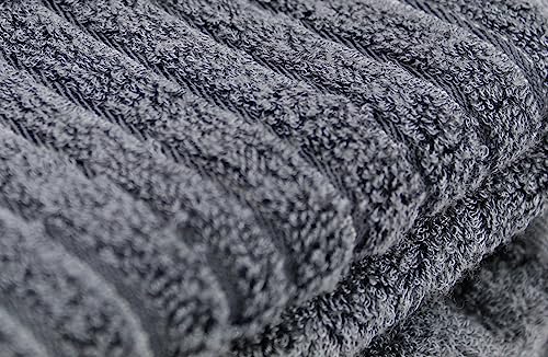 Immaculate Textiles Bamboo Bathroom Hand Towels - Pack of 2-74x34cm - 700GSM - 100% Bamboo : Hotel/Spa Quality : Extra Soft, Highly Absorbent & Quick Drying (Grey) - Cosy Home Interiors Immaculate Textiles Bamboo Bathroom Hand Towels - Pack of 2-74x34cm - 700GSM - 100% Bamboo : Hotel/Spa Quality : Extra Soft, Highly Absorbent & Quick Drying (Grey) - Image 2