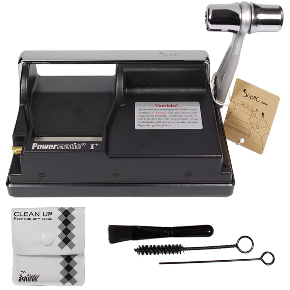 Powermatic 1 Plus - Macchina per sigarette SEPILO di classe extra, con custodia tascabile