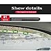 Wind Deflectores Rain Guards Window Visors Car Side Windows Visors Wind Reflectors for Kia Forte TD Cerato Koup 1 2010~2013 Car Vent Shade Window Deflectors