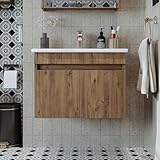 Photo Gallery roomart • set di mobili da bagno • atria • 65 cm, 85 cm, 100 cm • bianco • lavabo con base (quercia, 65 cm) Photo Gallery roomart • set di mobili da bagno • atria • 65 cm, 85 cm, 100 cm • bianco • lavabo con base (quercia, 65 cm)