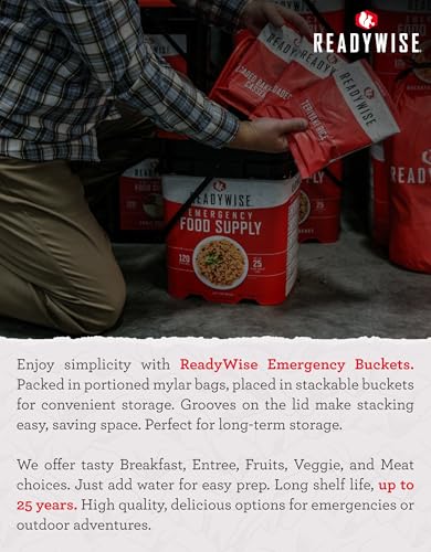 Image of READYWISE Emergency Food Survival Supply Powdered Eggs Bucket 144 Servings