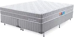 Cama Box com Colchão King Premium Molas Ensacadas com Espuma D33 Astronasa 193x203cm BF Colchões