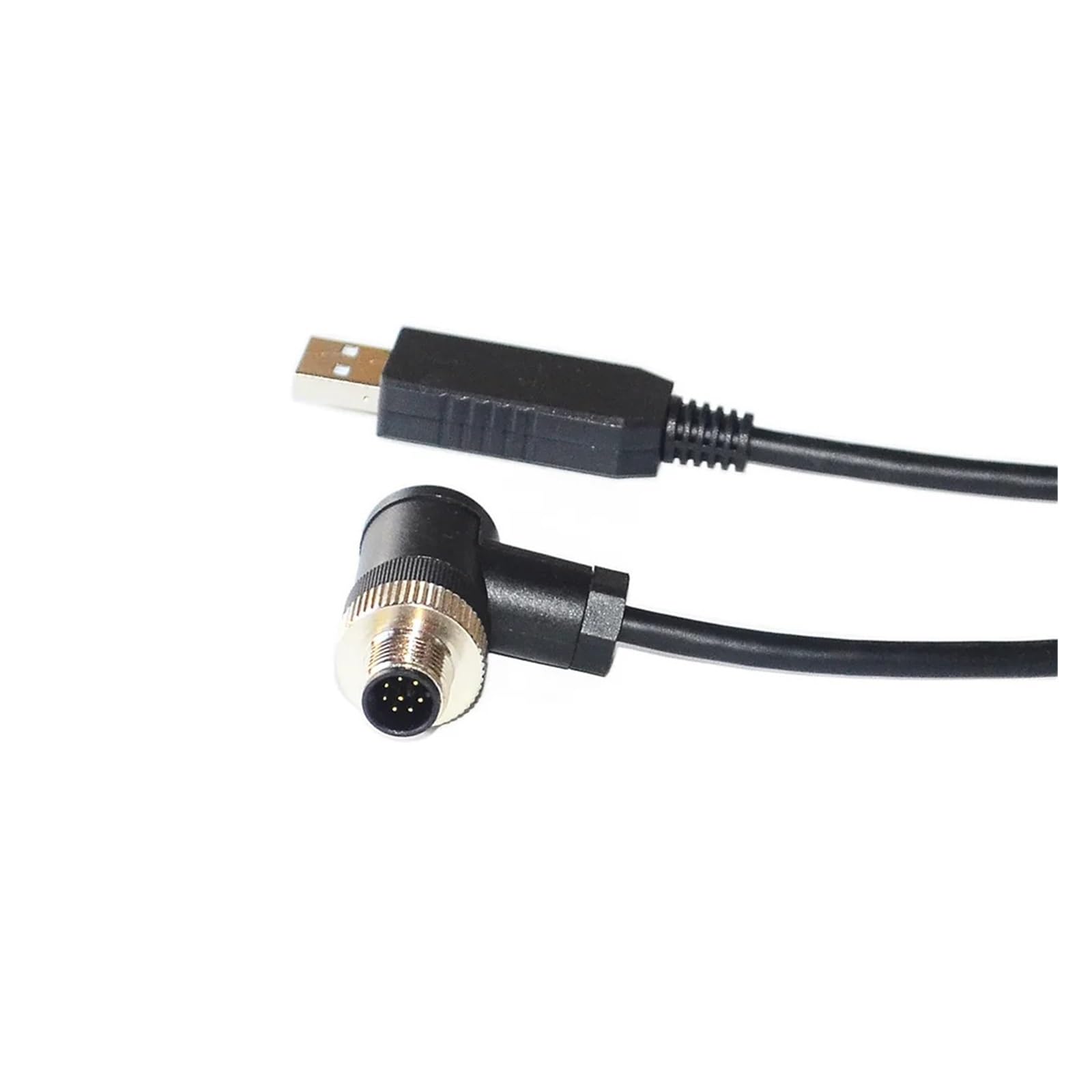 ZHANGLH F&T>D*I FT232RL Puce USB vers M12 8PIN RS232 Câble de communication série pour ICS Series Balances vers PC Host (1,8 m, connecteur droit)