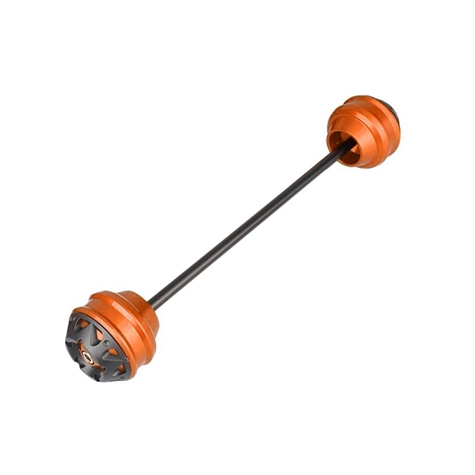 JIUTAI Motorcycle Falling Protection Front Axle Sliders Fork Wheel Protection Crash Pad Kit for Ducati Hypermotard 796 1100/S 821/SP 939/SP 950/SP Axle Sliders Crash Protector (Color : Orange)