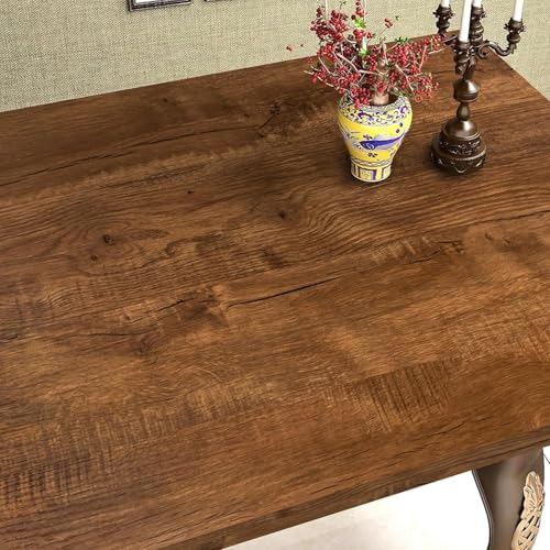 Image of HOME13 Self Adhesive Wood Vinyl Wallpaper Waterproof Old Furniture for Wall, Wall Stickers Door Wardrobe Desktop (Gold BRWN, 24X96 in)