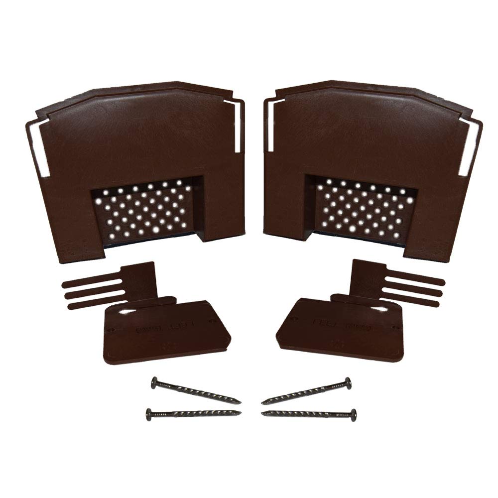 Klober Eaves Starter Kits & End Caps - Dry Verge Starter Kit & Ridge Closure - Brown