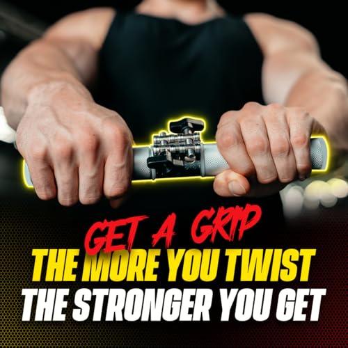 GRIPZILLA Dynamo Forearm Strengthener and Wrist, Comfortable Grip and a Durable Design Roller Perfect for Men and Women - Ideal for Hand, Wrist, and Forearm Strength Training, Workout - Wrist/Arm Builder