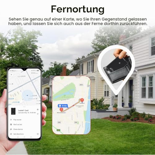 Android Wallet Tracker Karte 2er Pack, Ultradünn Smart Finder Card Tag Kompatibel mit Google Find Hub (Android NUR)… – Ansicht 4