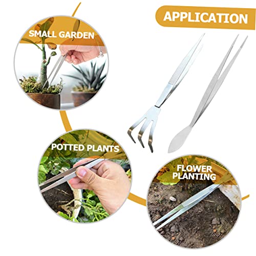 LIOOBO 10 Pçs Pinças Bonsai Pinças De Aquário Pinças De Precisão Tesoura Bonsai Ferramenta Multiuso