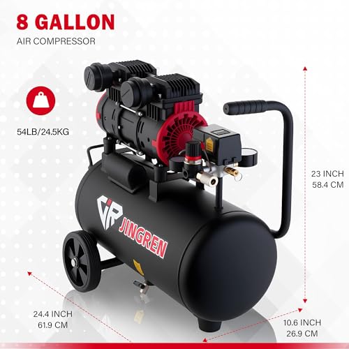 JIR JINGREN 8 Gallon Ultra Quiet Compressor