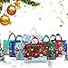 Anyingkai 8PCS Weihnachtstaschen mit Griffen,Weihnachtstasche,Einkaufsbeutel, Waschbare Tragetasche,Wiederverwendbare Geschenktüte, Faltbare einkaufsbeutel weihnachten Gifts, Party Favour