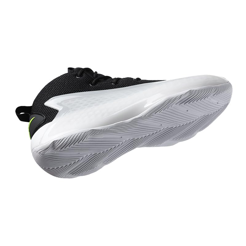 Men's Mesh Breathable Lace-Up Basketball Shoes Thick-Soled Non-Slip Lightweight Mid-Cut Casual Sports Shoes Suitable for Playing Basketball4