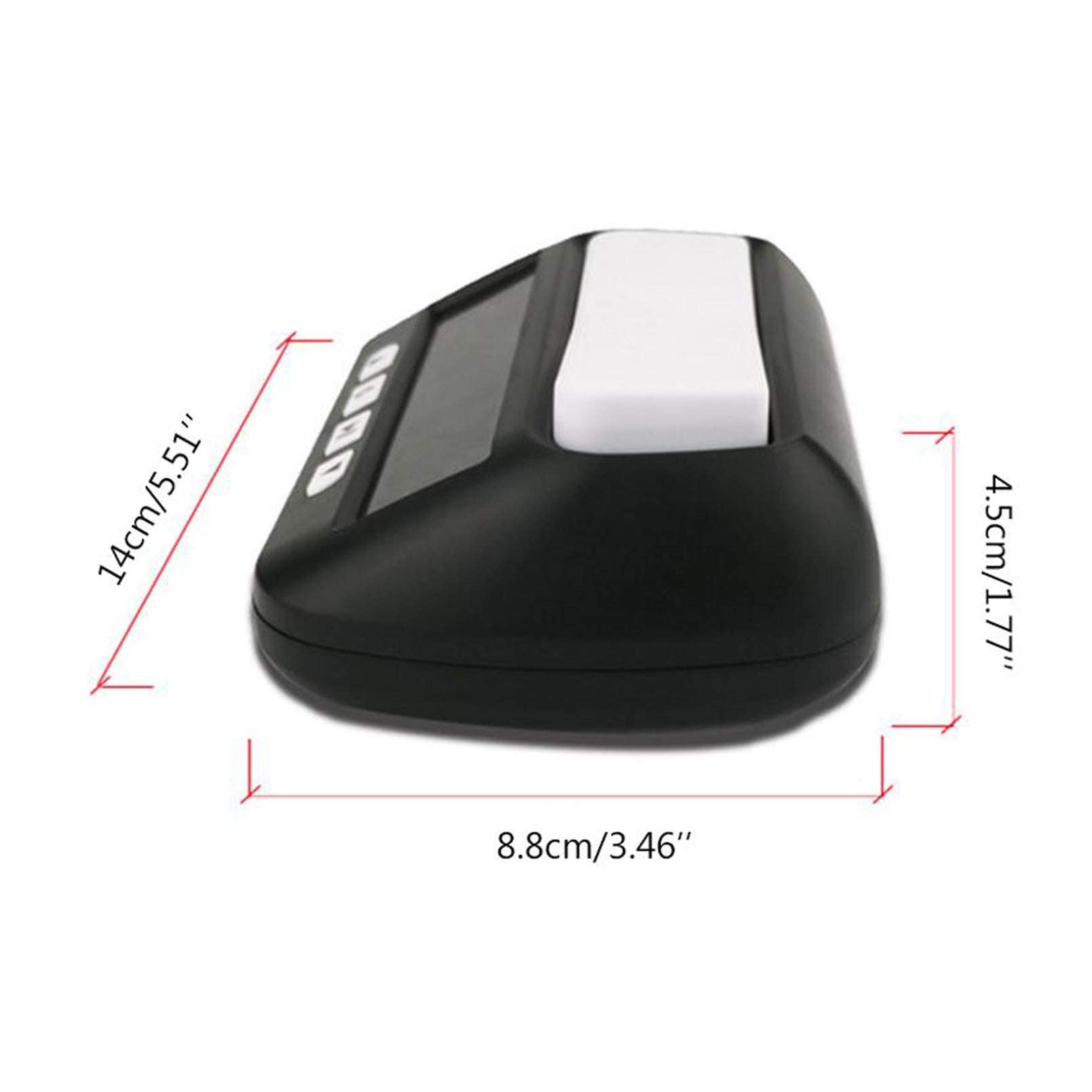 X&Z-XAOY Orologio Digitale per Scacchi Professionale, Timer per Il Conto alla Rovescia, Cronometro per Gioco da Tavolo, Orologio per Scacchi Digitale di Base E Timer per Il Gioco (Color : Black)