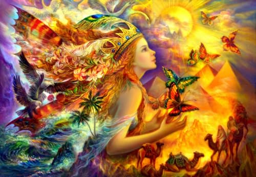 Bluebird Puzzle - Fantastic Colourful World, Puzzle 1000 Pièces - Voyage Coloré Autour du Monde - Fabriqué en France